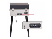 Denver Gira-Discos Bluetooth USB/MP3 Vintage 2x3W Denver Gira-Discos Bluetooth USB/MP3 Vintage 2x3W
